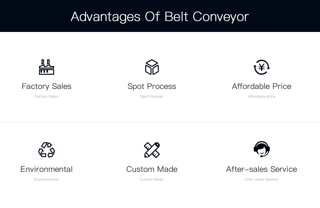 Advantage Of Belt Conveyor