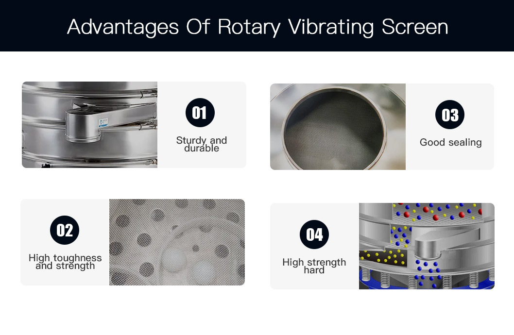 Advantages Of Rotary Vibrating Screen