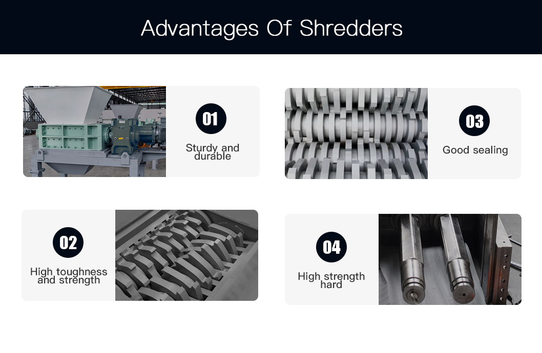 Advantages of four-shaft shredder machine