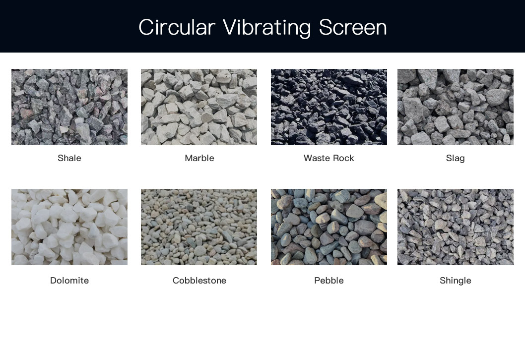 Circular Vibrating Screen Materials