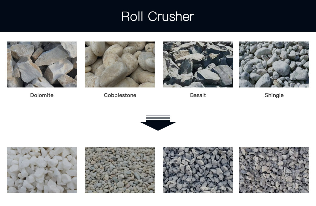 Roll Crusher Crushing  Materials