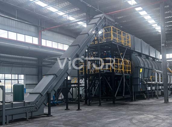 Solar PV Panel Pyrolysis Recycling Machine