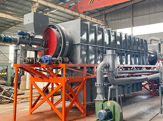 Sludge Continuous Carbonisation Furnace Process